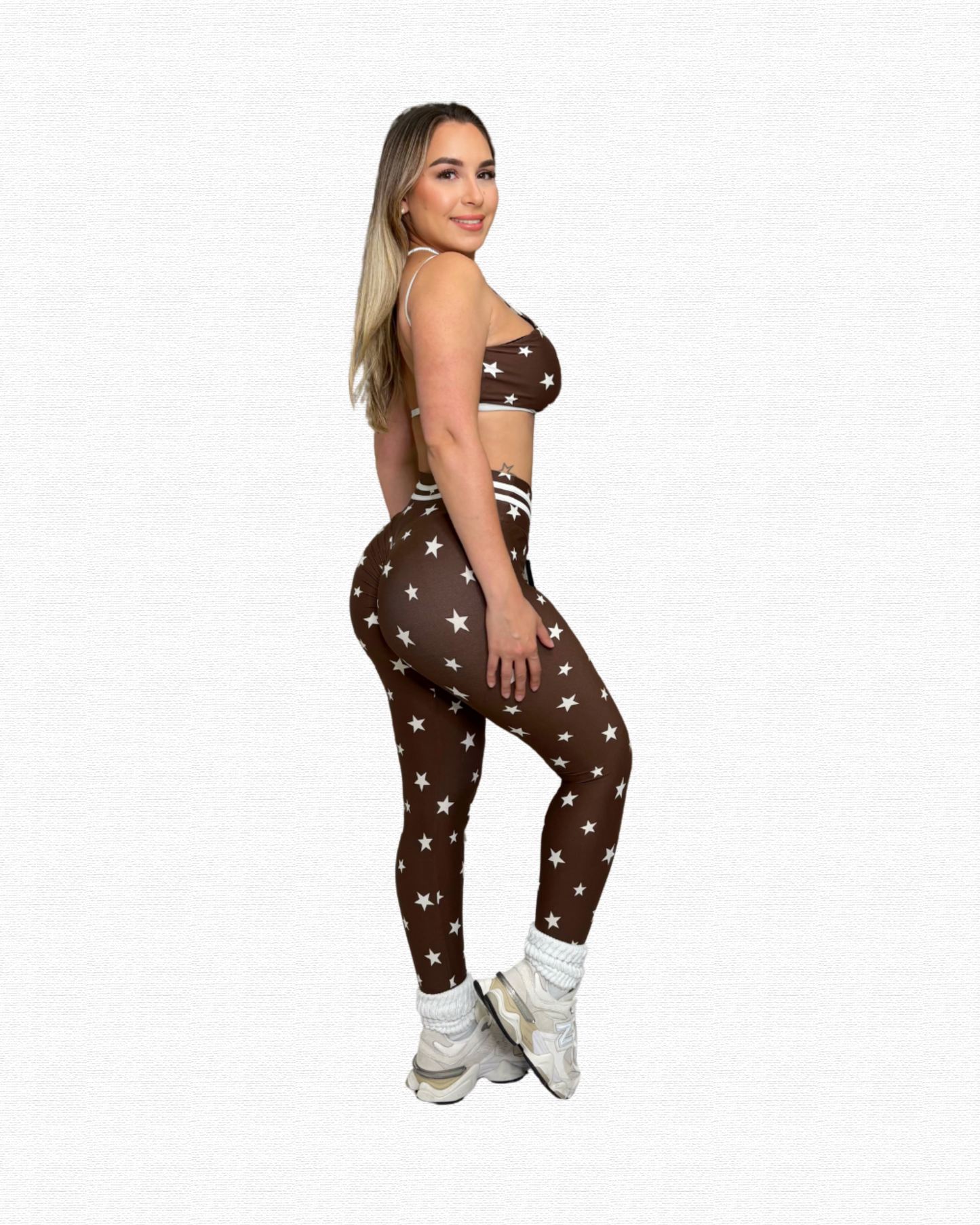 Starbloom Open-Back Bralette and Legging Set