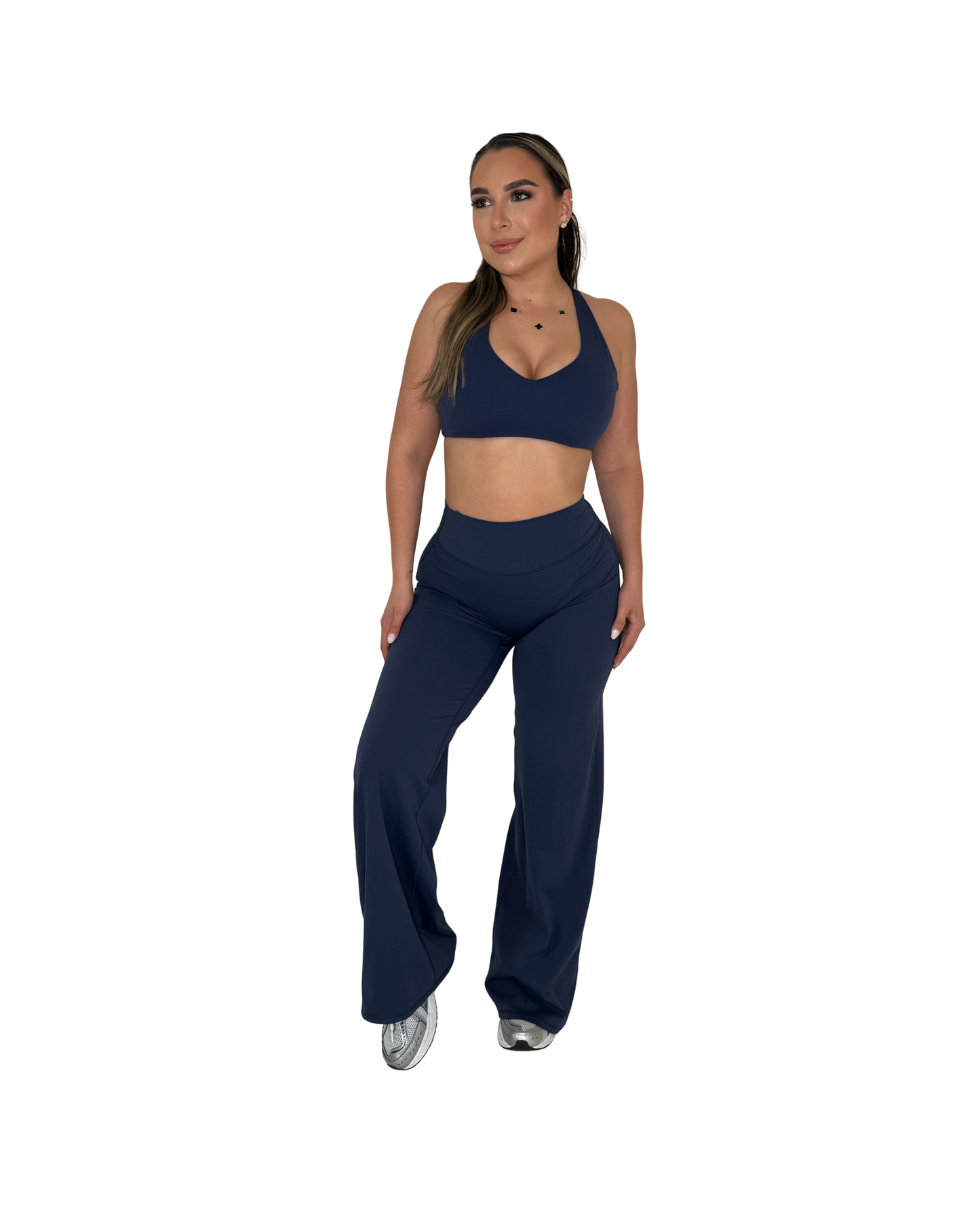 Winter Straight Leg Leggings - Navy Blue