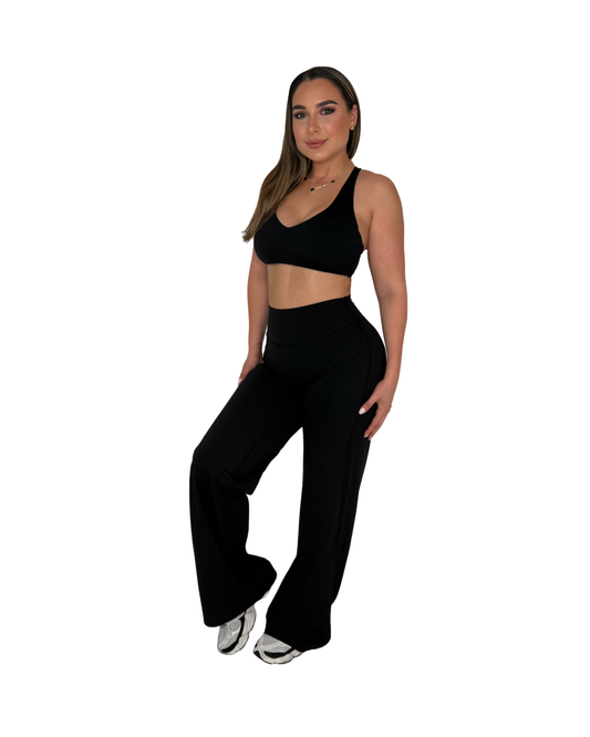 Winter Straight Leg Leggings - Black