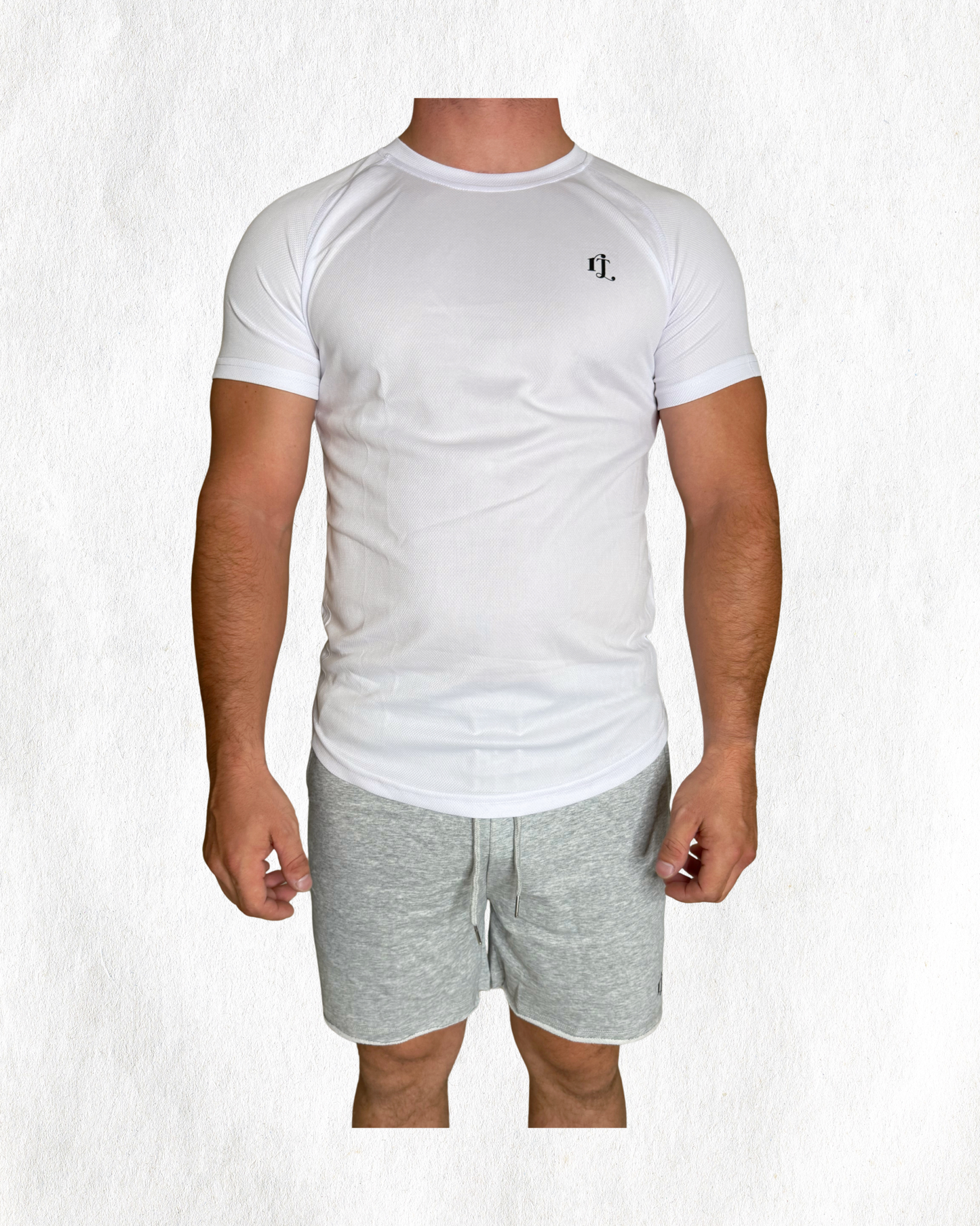 Alpha Cut Tee - White