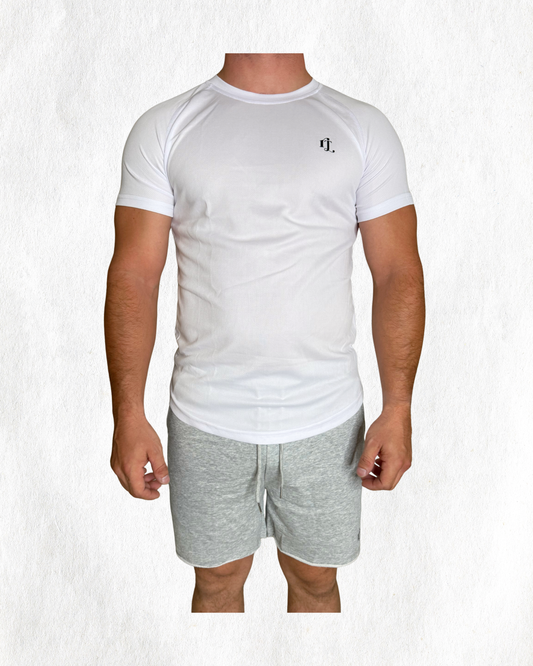 Alpha Cut Tee - White