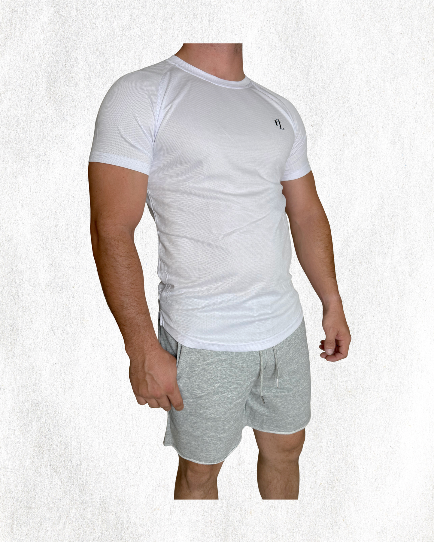 Alpha Cut Shorts - Grey
