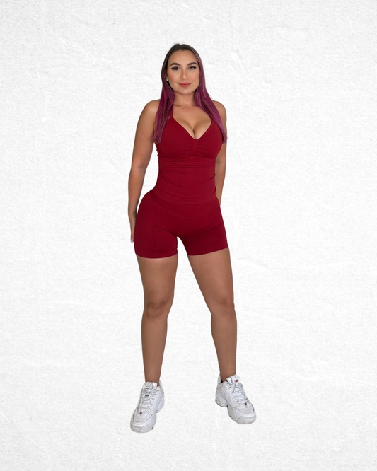 Cherry Blazed Halter Top
