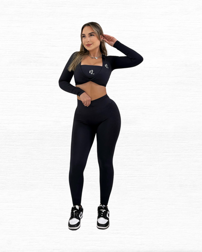 Power Hour Long Sleeve Crop