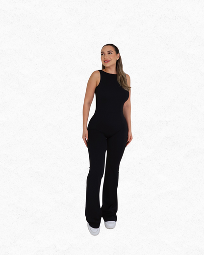 Black Cowgirl Chic Jumpsuit