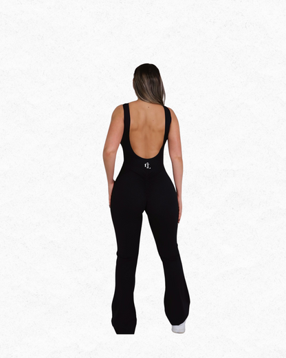 Black Cowgirl Chic Jumpsuit