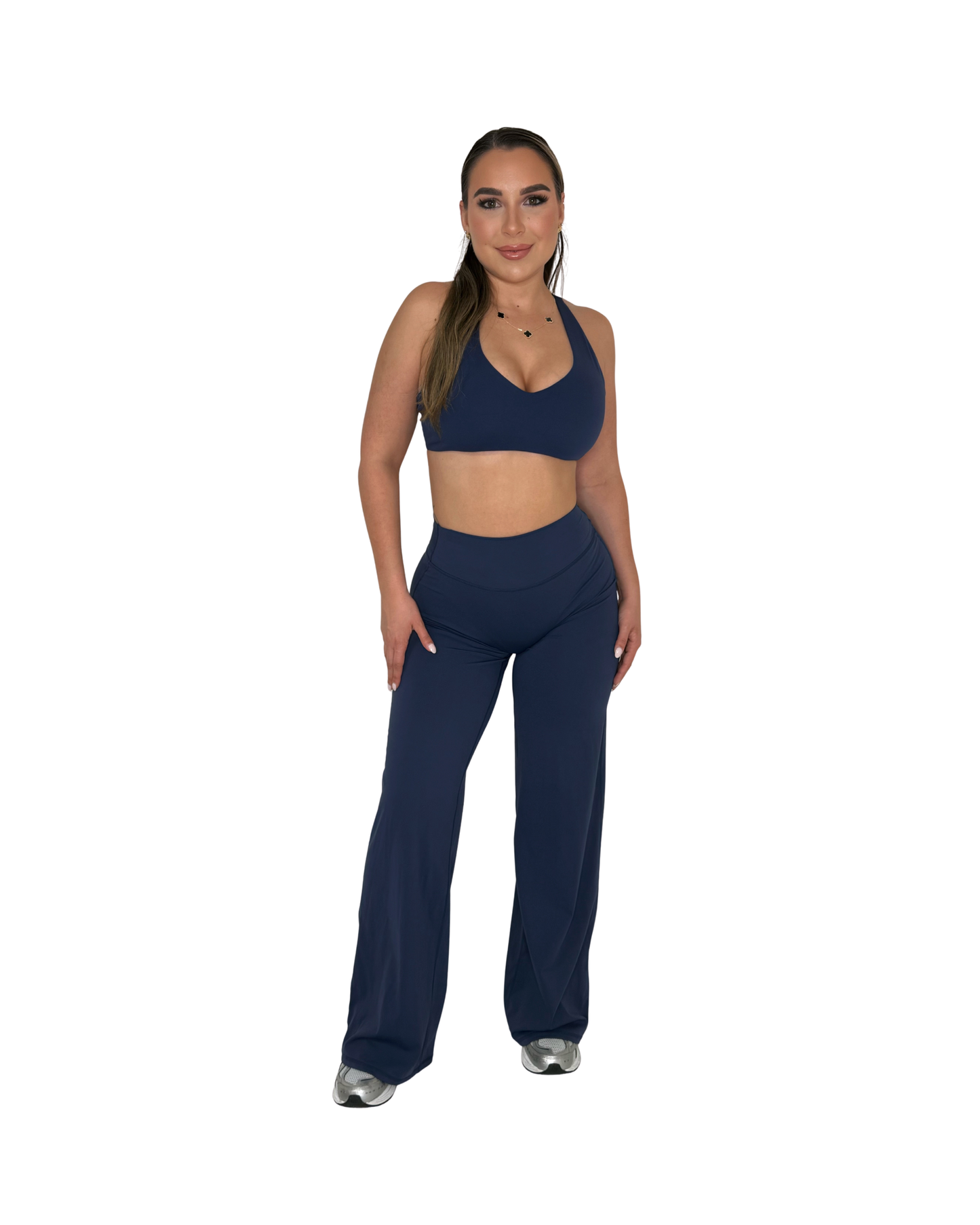 Winter Straight Leg Leggings - Navy Blue