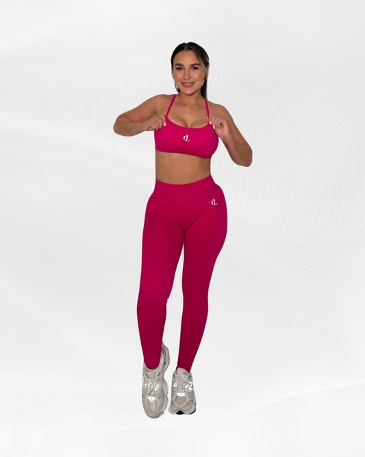 Cherry Blossom Cross-Back Sports Bra