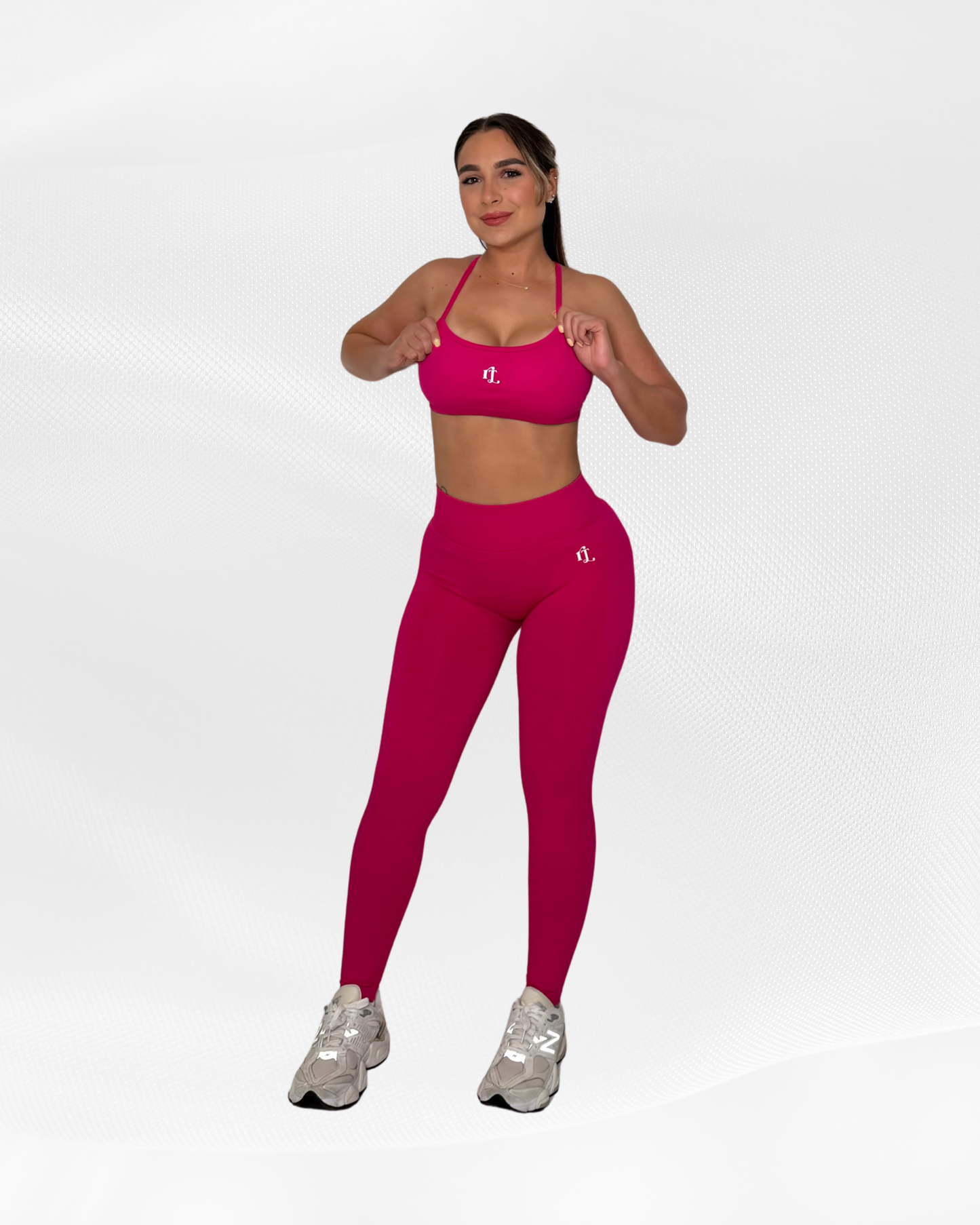Cherry Blossom Cross-Back Sports Bra