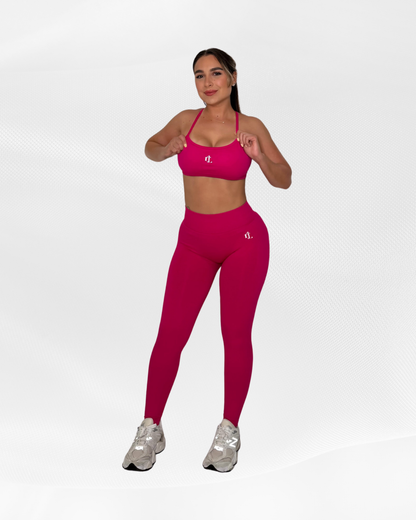 Cherry Blossom Cross-Back Sports Bra