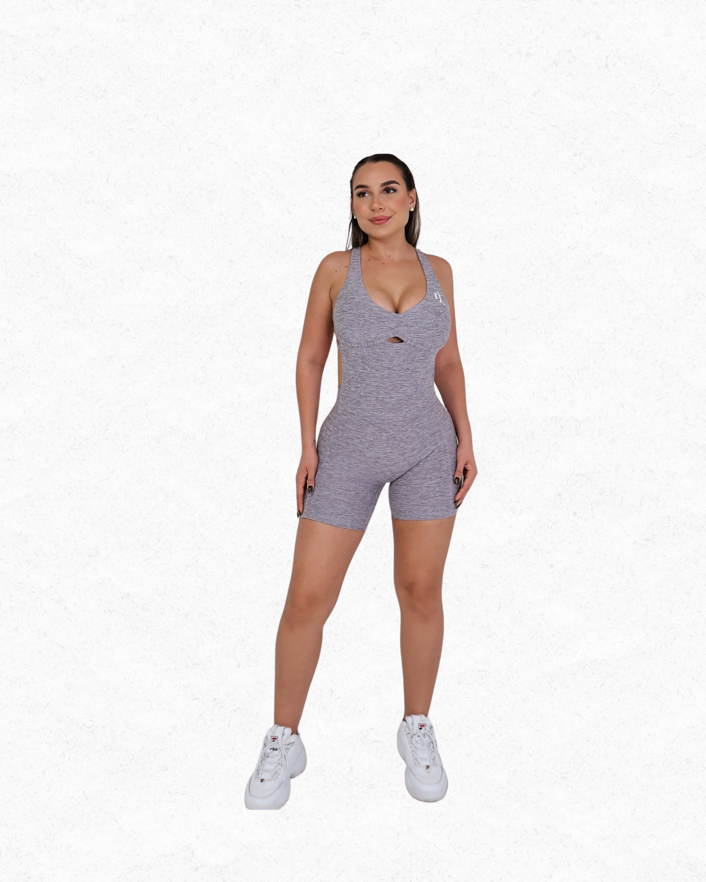 Gray Rodeo Rebel Romper