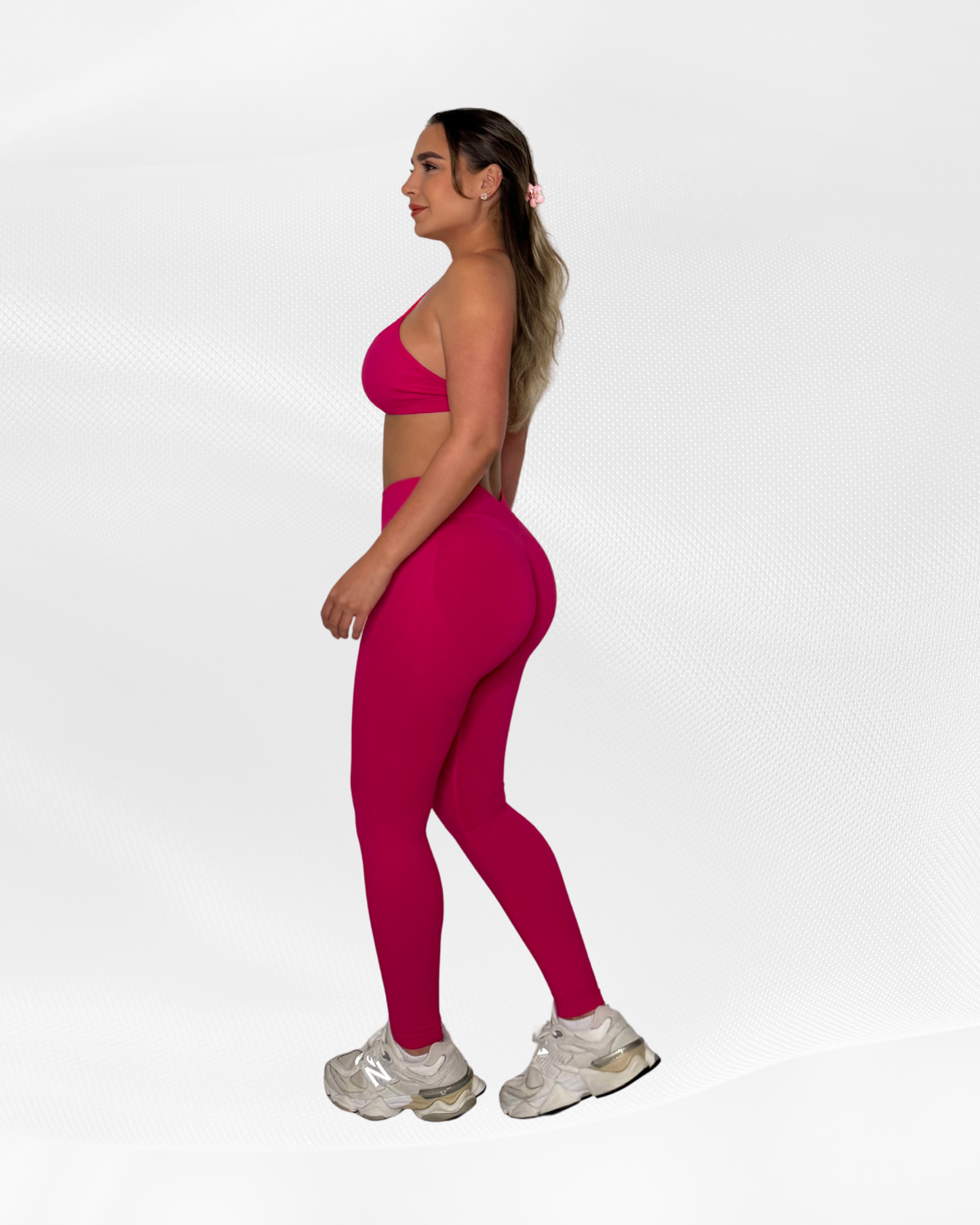 Cherry Blossom Sculpt V-Back Leggings
