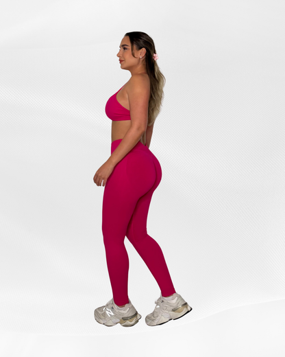 Cherry Blossom Sculpt V-Back Leggings