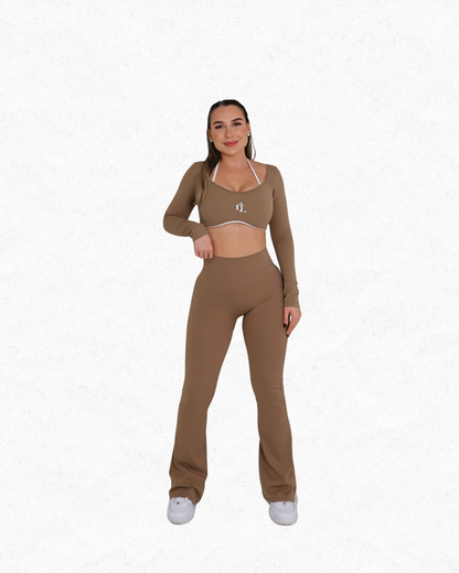 Khaki Bootcut Belle Set