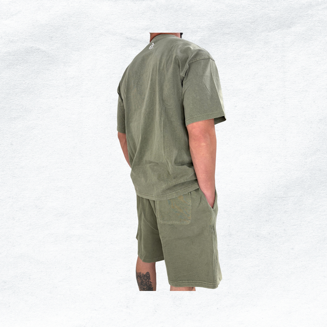 Oversized Power Tee - Olive
