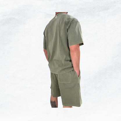 Oversized Power Tee - Olive
