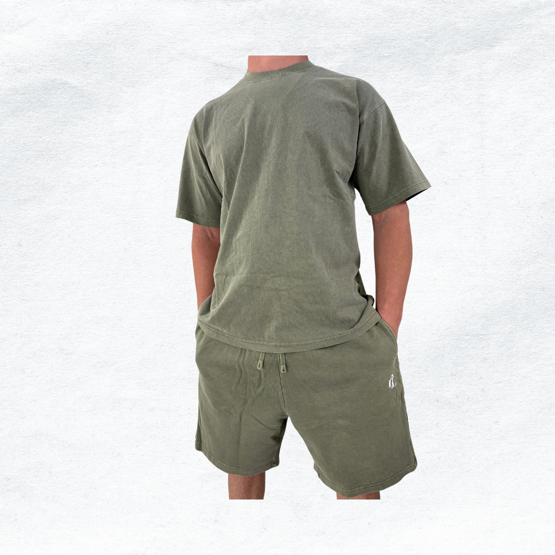 Oversized Power Tee - Olive