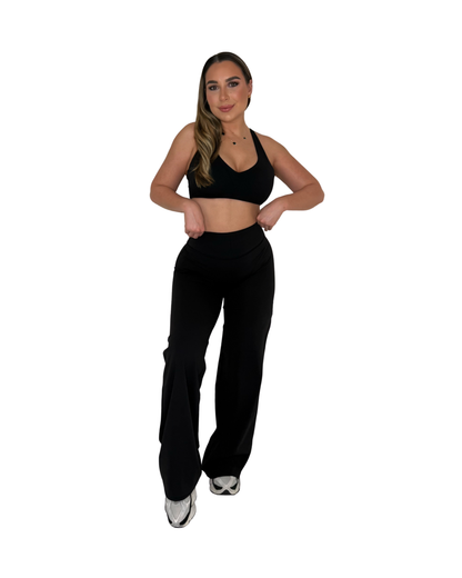 Winter Straight Leg Leggings - Black