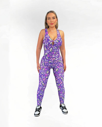 Purple Butterfly Dreams Jumpsuit